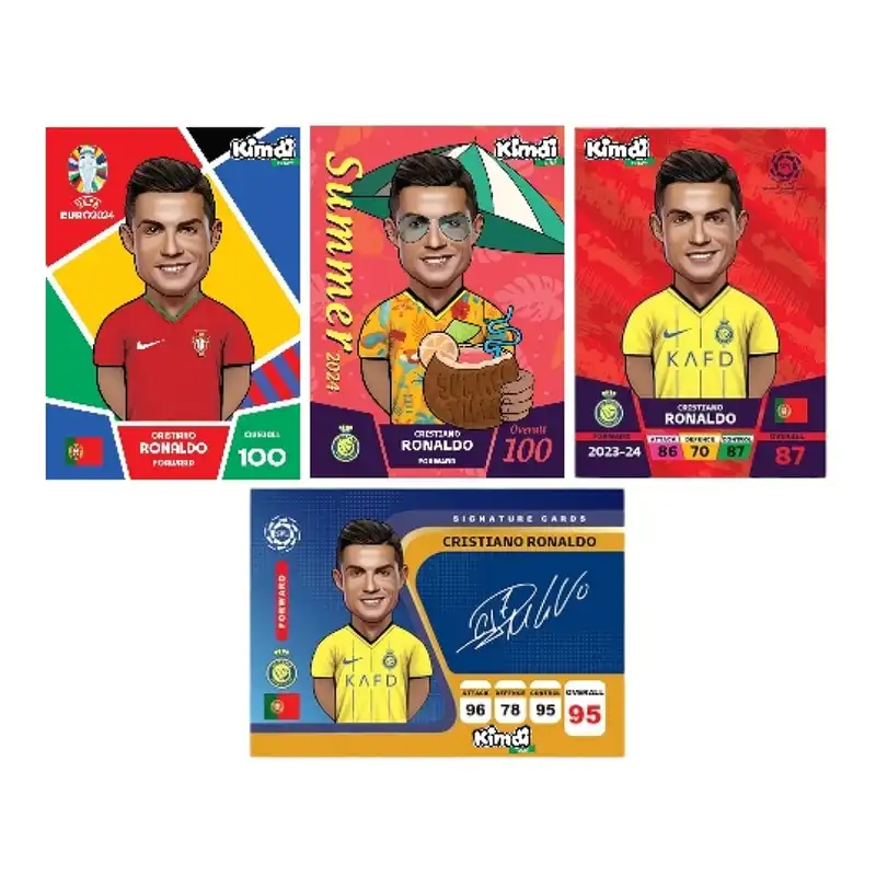 اسباب بازی شانسی مدل امضای رونالدو مجموعه ۴ عددی