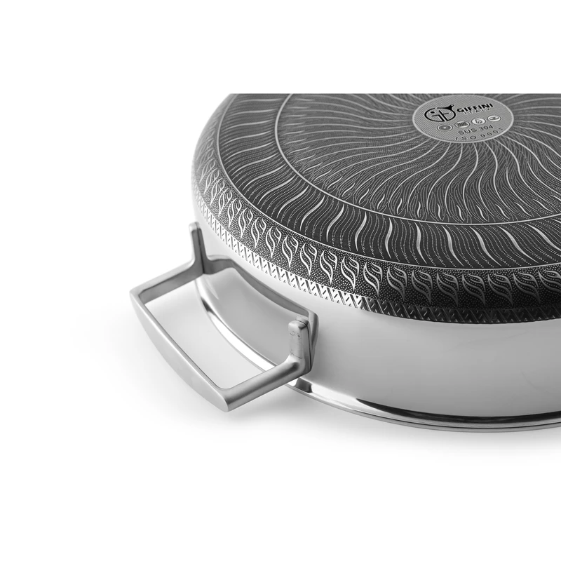 عکس شماره 12 : سرویس قابلمه و تابه 9 پارچه استیل جی فی نی مدل 09