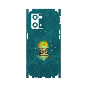 MAHOOT Collage of Earth Face-FullSkin Cover Sticker for Oppo Reno 8 4G