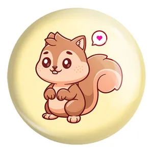 پیکسل خندالو طرح حیوانات بامزه سنجاب کد 25434 مدل بزرگ