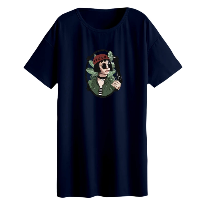 تی شرت لانگ زنانه مدل ماتیلدا کد 01