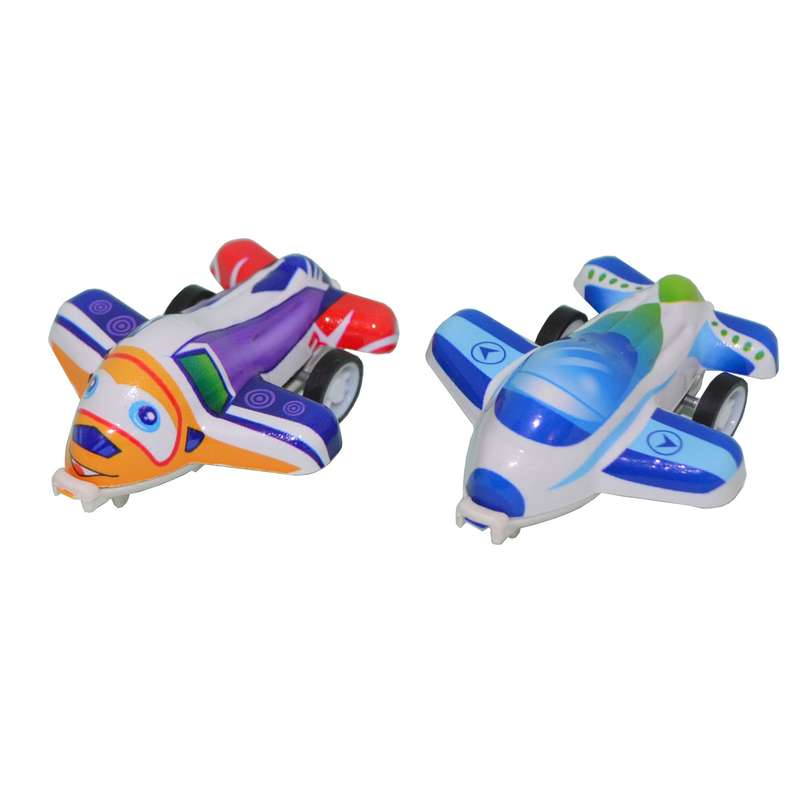 هواپیما بازی مدل مینیاتوری عقب کش کد 1 مجموعه دو عددی