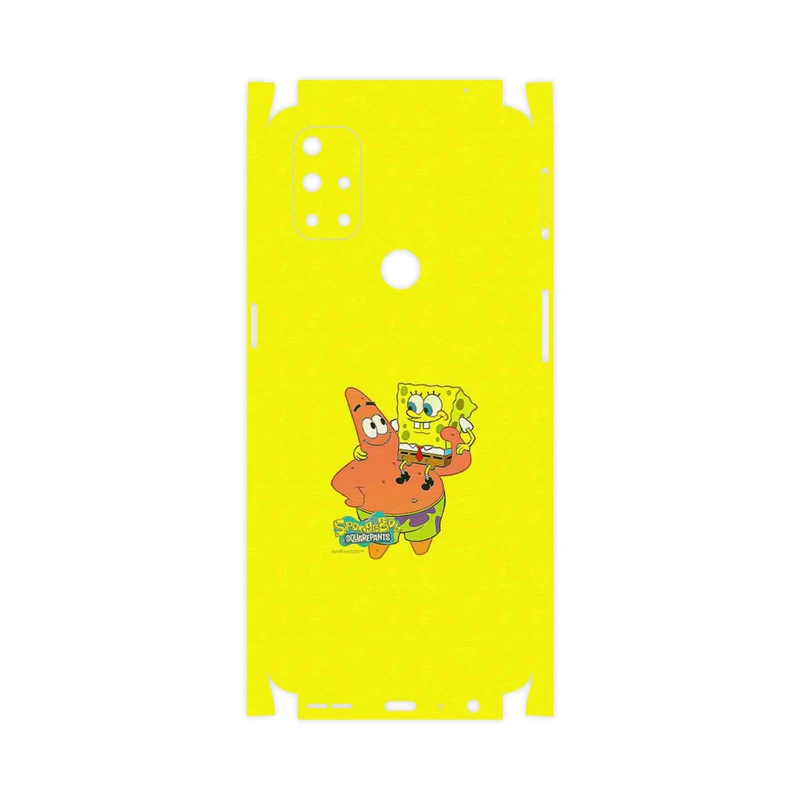 برچسب پوششی ماهوت مدل SpongeBob SquarePants-FullSkin مناسب برای گوشی موبایل وان پلاس Nord N10 5G