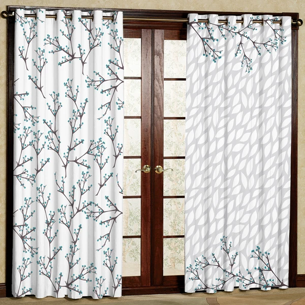 پرده مدل چاپی هازان پانچی کد579 سایز 200x140 سانتی متر