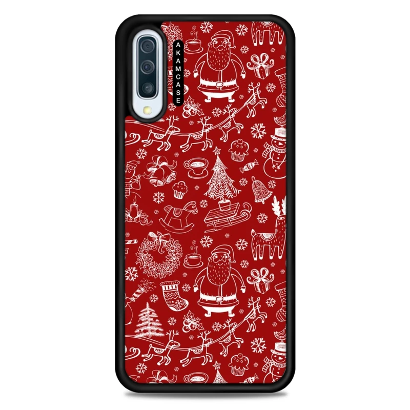 کاور آکام مدل AMC-WSGA50-CHRISTMAS-20 مناسب برای گوشی موبایل سامسونگ Galaxy A50