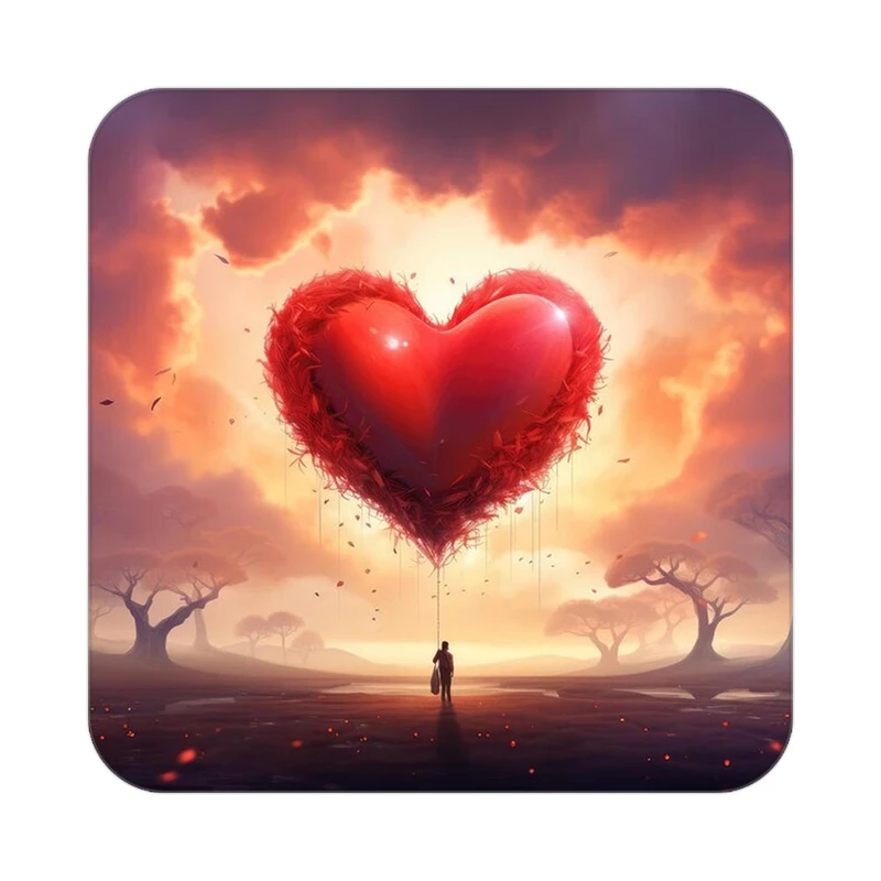 زیر لیوانی کاکتی مدل عاشقانه کد mp14044