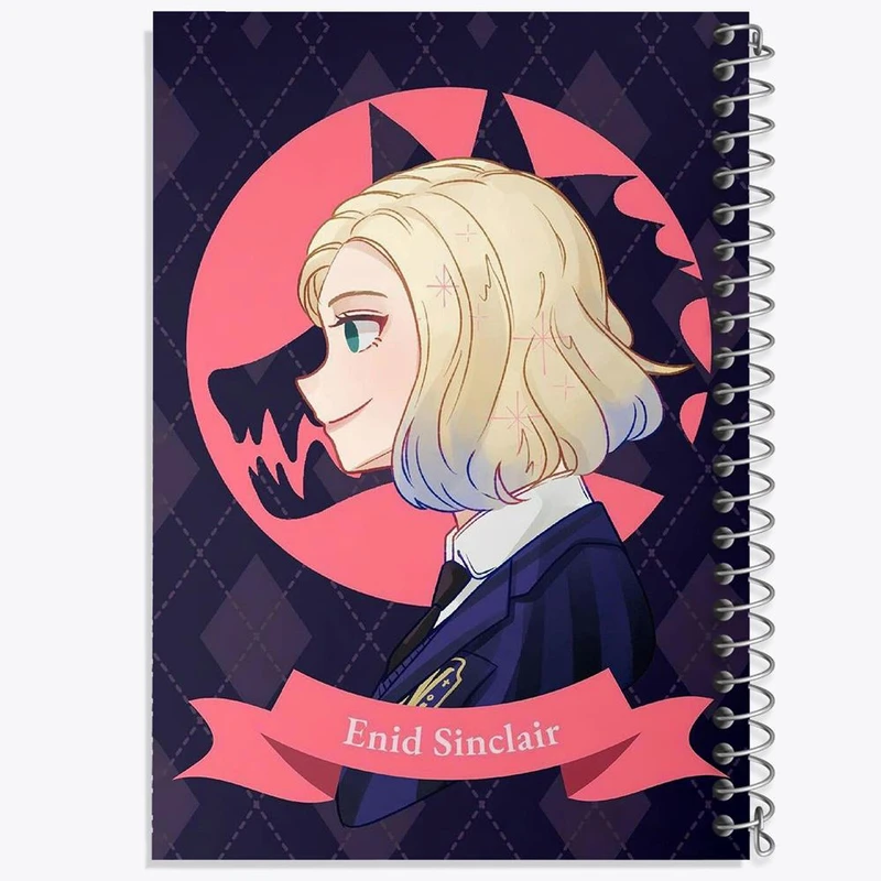 دفتر نت موسیقی 50 برگ خندالو مدل سریال ونزدی Wednesday کد 25228