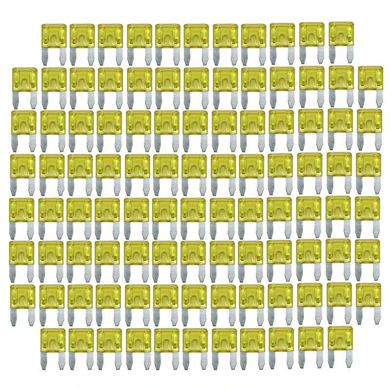 فیوز خودرو بیلگین مدل 20A مناسب برای 206 بسته 100 عددی