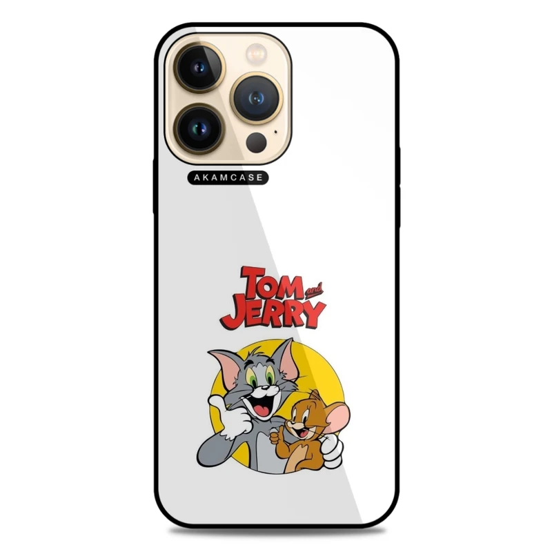 کاور آکام مدل AMC-WA13PRO-TOM & JERRY18 مناسب برای گوشی موبایل اپل iPhone 13 Pro