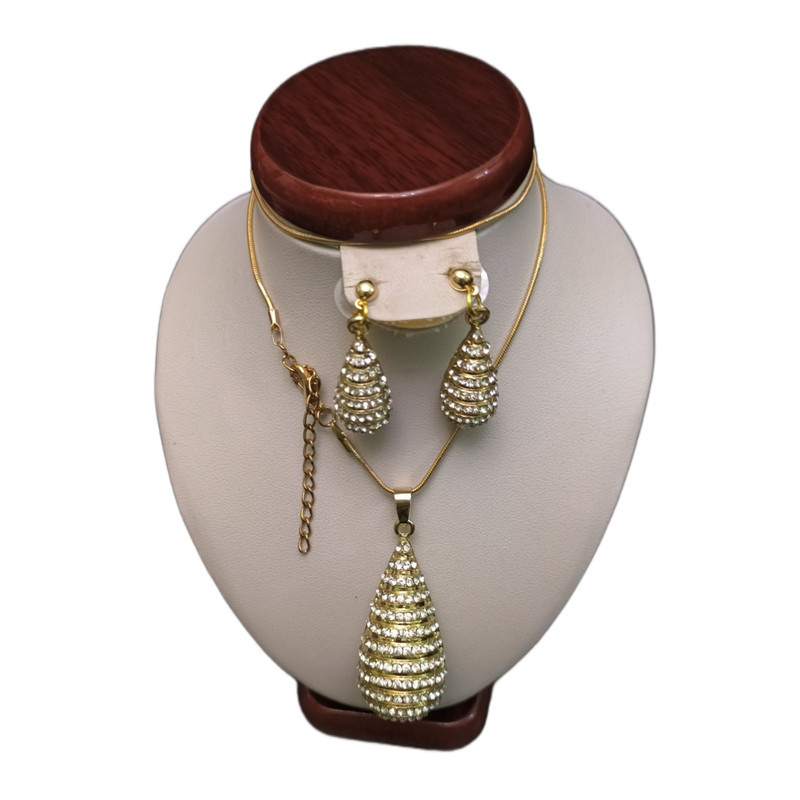 نیم ست زنانه مدل تیتانیوم طرح اشک fashion