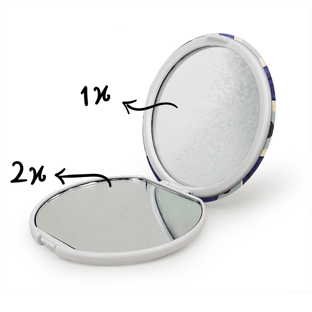 آینه جیبی خندالو طرح چشم نظر مدل تاشو کد 22022