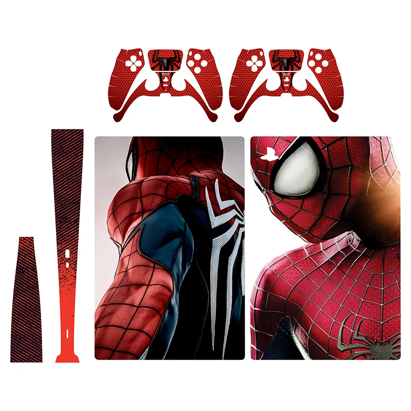 برچسب کنسول بازی پلی استیش 5 توییجین وموییجین مدل spider man 5 مجموعه 6 عددی