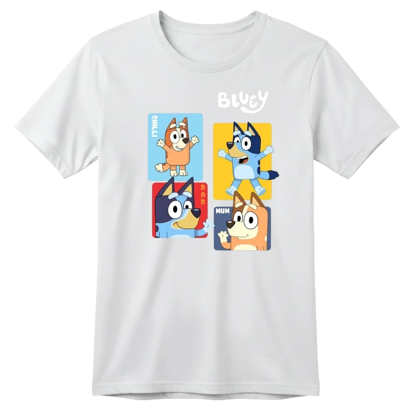 تی‌شرت آستین کوتاه بچگانه مدل بلویی کد p6 