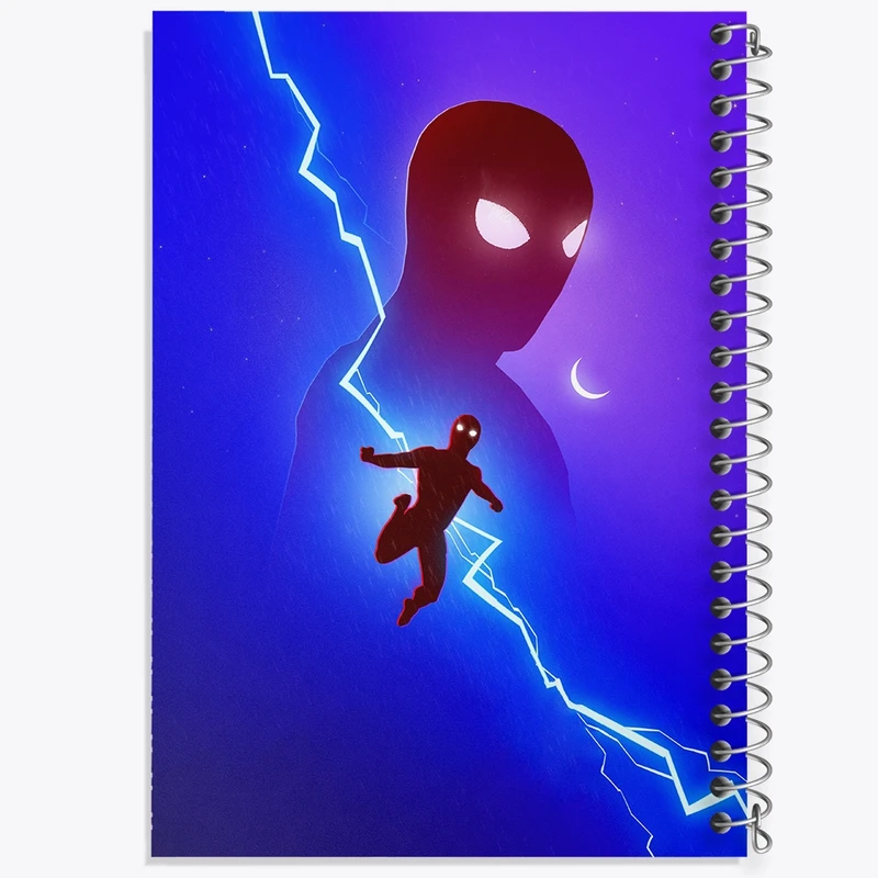 دفتر لیست خرید 50 برگ خندالو طرح مرد عنکبوتی (Spider Man) کد F1823