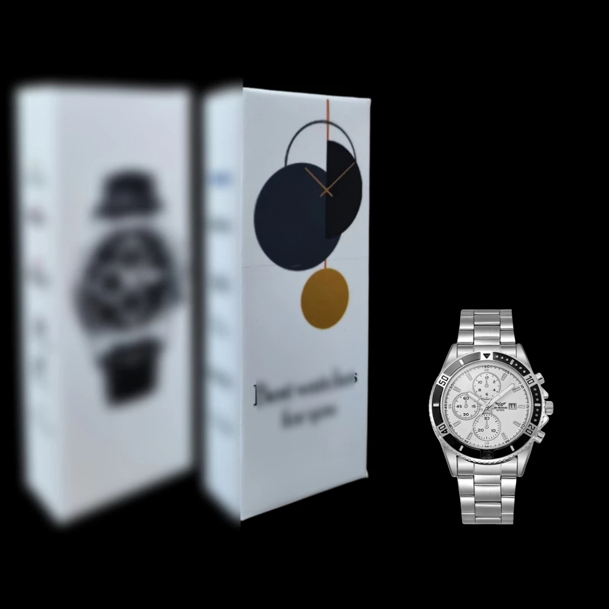 ساعت مچی عقربه‌ای مردانه ژوی مدل تک موتوره بند فلزی کد 3