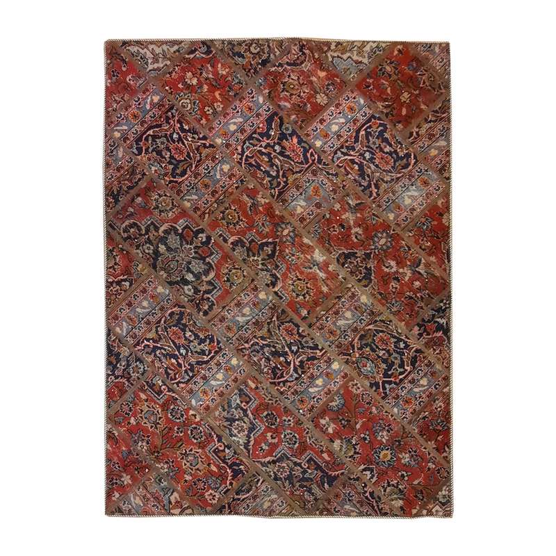 کلاژ فرش دستبافت سه متری مدل چهل تکه کد N.K.P.CO.C34