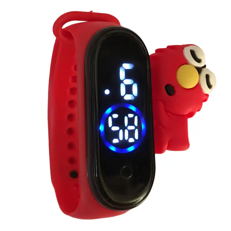 ساعت مچی دیجیتال بچگانه مدل ضد اب سیلیکونی طرح خوابالو بامزه کد T RE D22