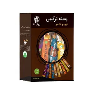 قهوه و کاکائو ترکیبی پپتینا بسته 10 عددی