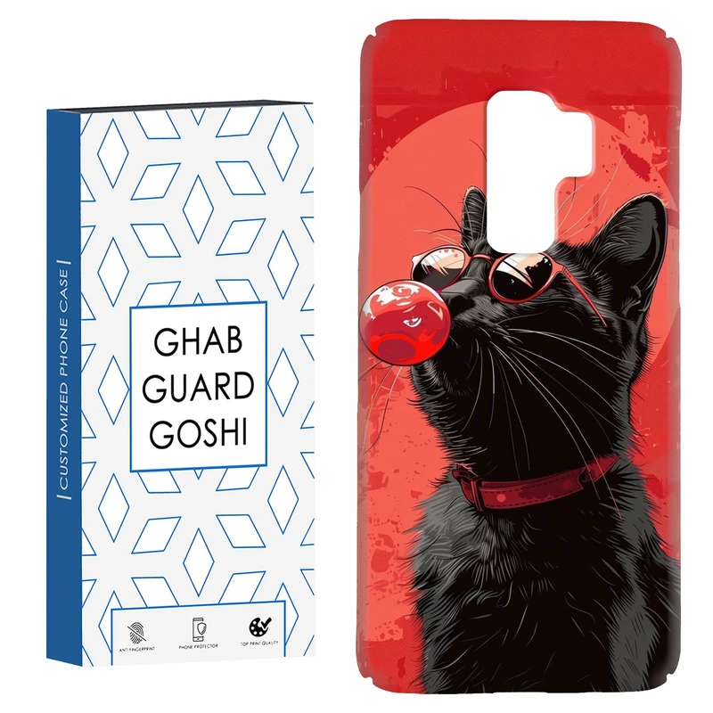 کاور قاب گارد گوشی طرح گربه کد Dimo-296 مناسب برای گوشی موبایل سامسونگ Galaxy S9 plus