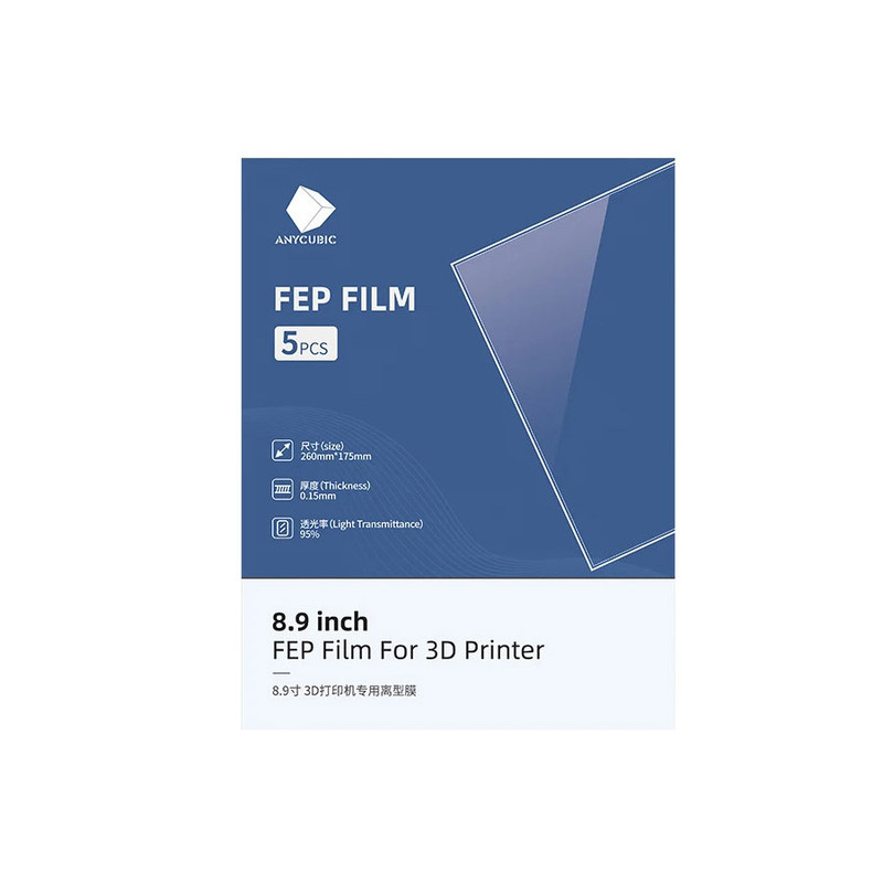 فیلم FEP پرینتر سه بعدی انی کیوبیک مدل 6k بسته 5 عددی