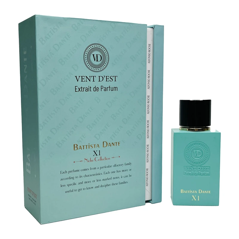 اکستریت د پرفیوم ونت دست مدل BATTISTA DANTE X1 با رایحه خنک حجم 100 میلی‌لیتر