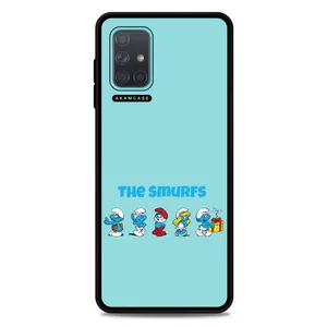 AKAM AMC-WSGA71-SMURFS-22 Cover For Samsung Galaxy A71