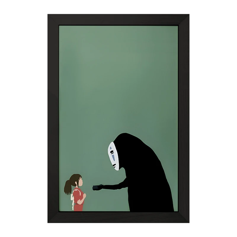 تابلو خندالو مدل انیمه شهر اشباح (Spirited Away) کد F3469