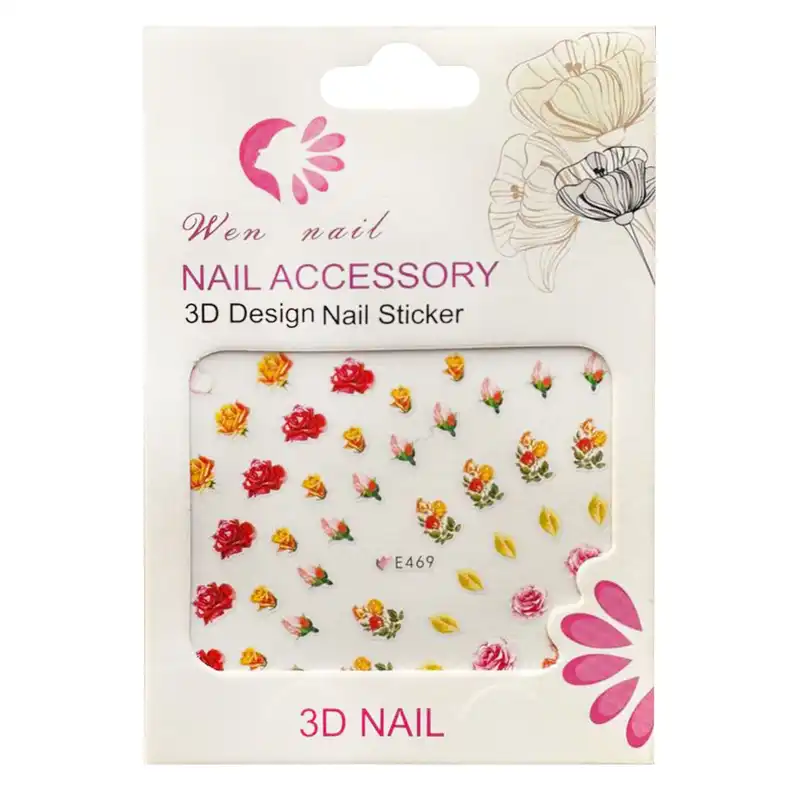 برچسب لنز ناخن مدل E-469