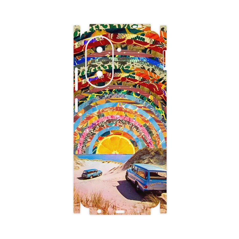 برچسب پوششی ماهوت مدل Collage of Orange Sky-FullSkin مناسب برای گوشی موبایل شیائومی Poco C71