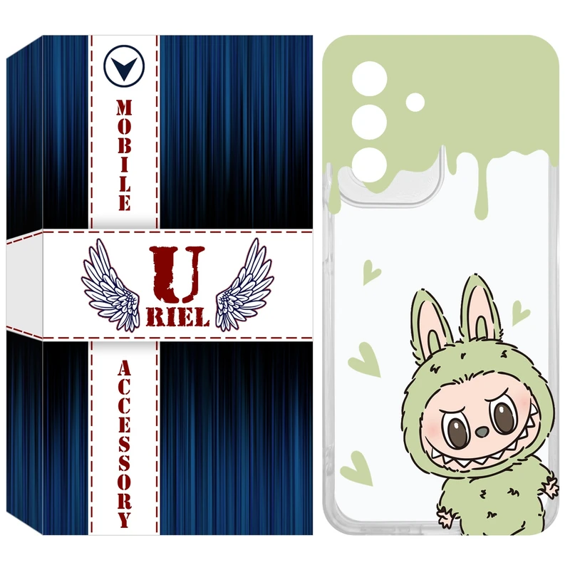کاور یوریل مدل Clear کد 132 طرح لبوبو Labubu مناسب برای گوشی  موبایل سامسونگ Galaxy A17