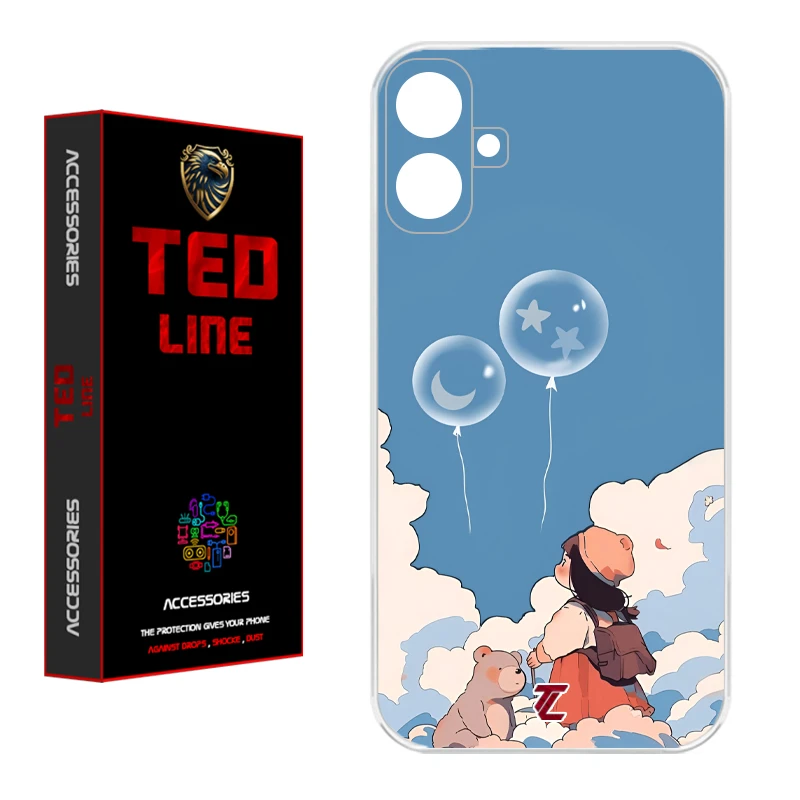 کاور تدلاین طرح دخترانه کد 1202 مناسب برای گوشی موبایل سامسونگ Galaxy A06