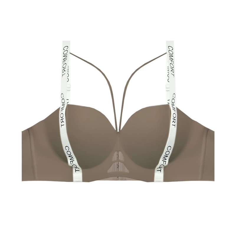 سوتین اسفنجی زنانه مدل لیزری هارنس دار بدون فنر نیم جک کد 390026