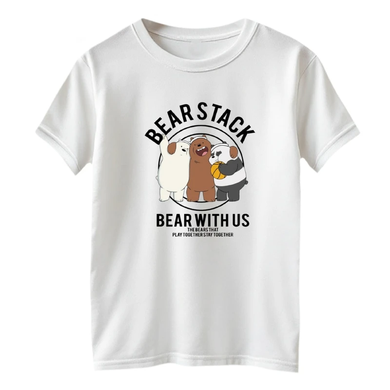 تی شرت آستین کوتاه بچگانه مدل سه خرس