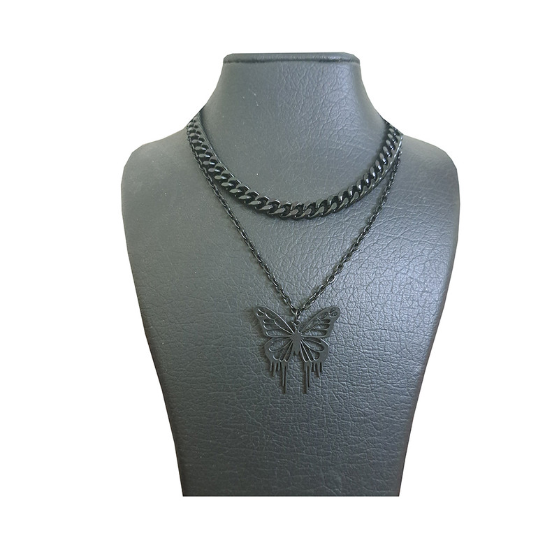 گردنبند دخترانه مدل پروانه اشکی