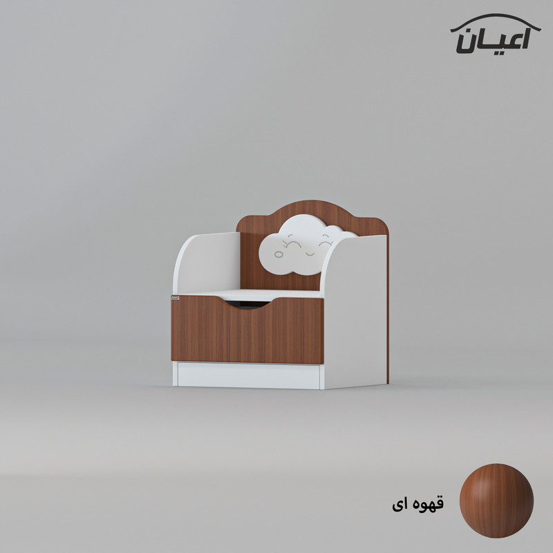 میز پاتختی کودک و نوجوان اعیان مدل FH761