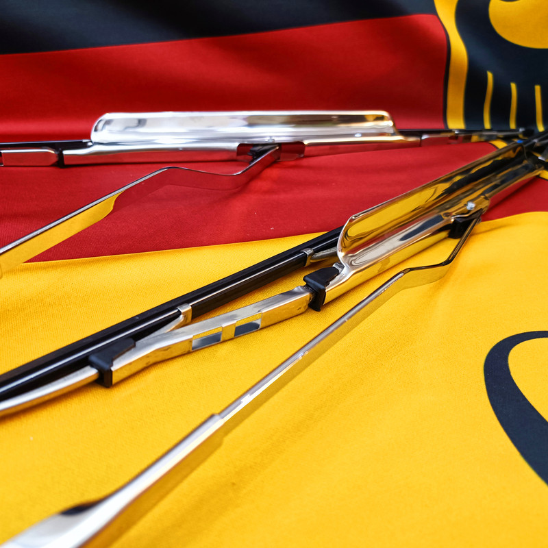 تیغه و بازویی برف پاک کن خودرو مدل استیل کد DOUL-ST مناسب برای پژو 405 بسته 4 عددی