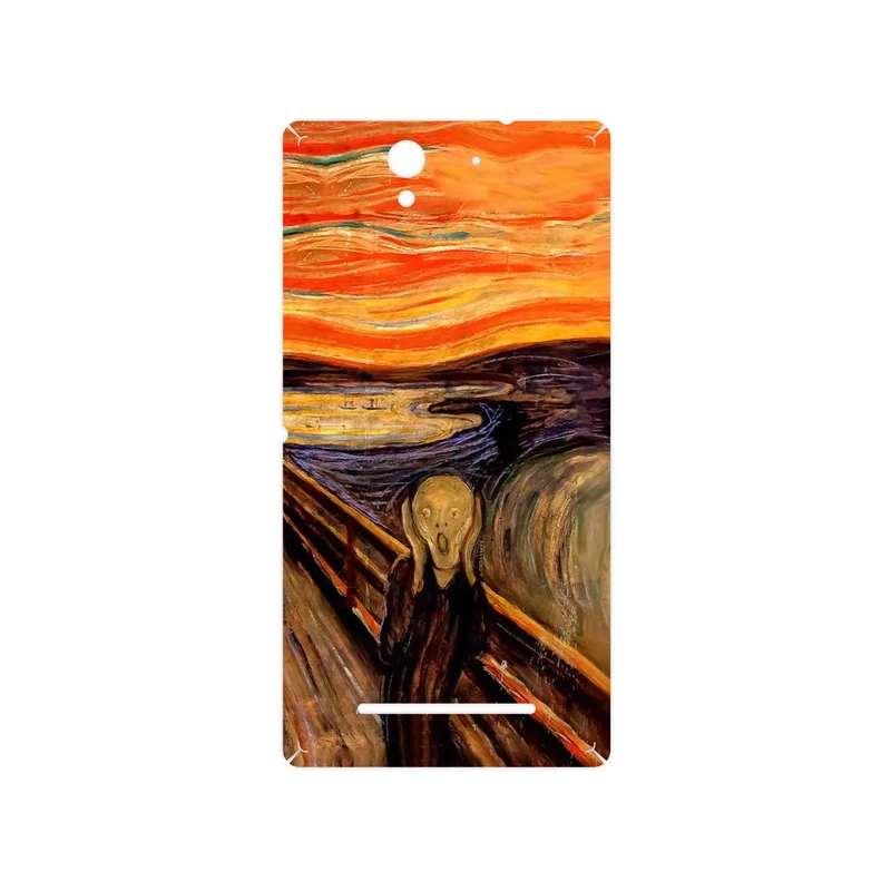 برچسب پوششی ماهوت مدل The Scream of Munch مناسب برای گوشی موبایل سونی Xperia C3 Dual