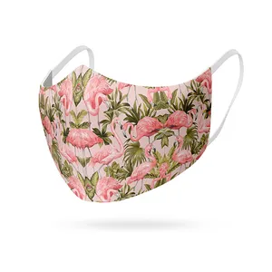ماسک پارچه‌ ای راویتا مدل فلامینگو طرح 1095