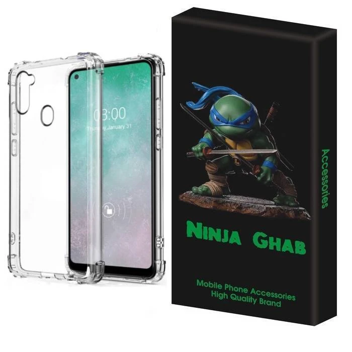 کاور نینجا قاب مدل ژله ای کپسول دار مناسب برای گوشی موبایل سامسونگ Galaxy A11