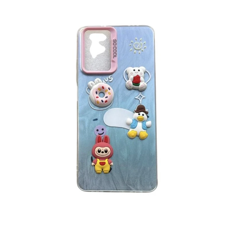 کاور مدل سوکول طرح عروسک برجسته کد 124 مناسب برای گوشی موبایل سامسونگ Galaxy A56