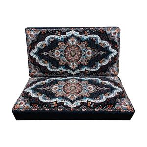 پشتی طرح ارکیده بسته 2 عددی