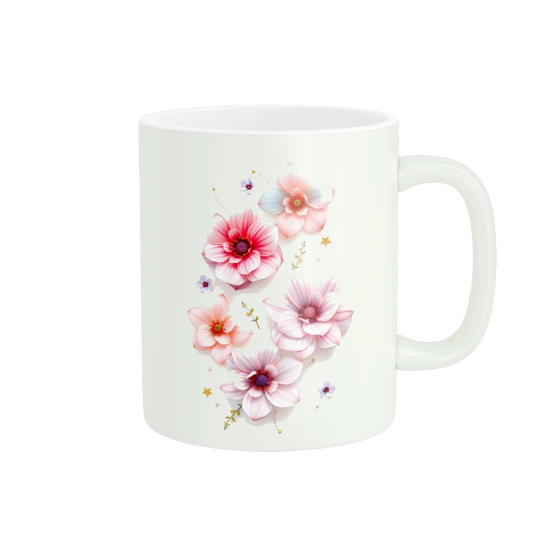 ماگ پاد آفرین طرح گل کد 1589