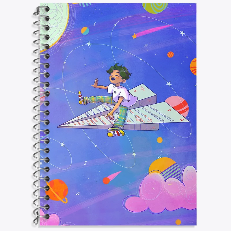 دفتر نت موسیقی 50 برگ خندالو طرح پسرانه کد N4809