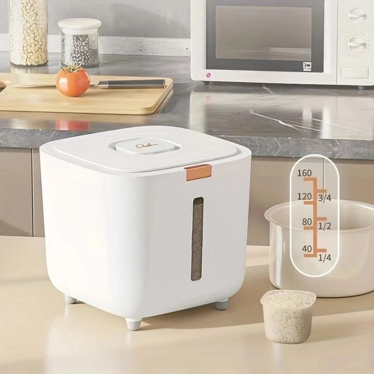 عکس شماره 16 : سطل برنج مدل مکعبی کد 1369n2180 ظرفیت 10 کیلوگرم