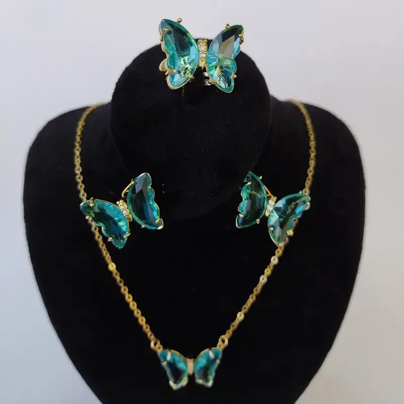 نیم ست زنانه مدل استیل پروانه