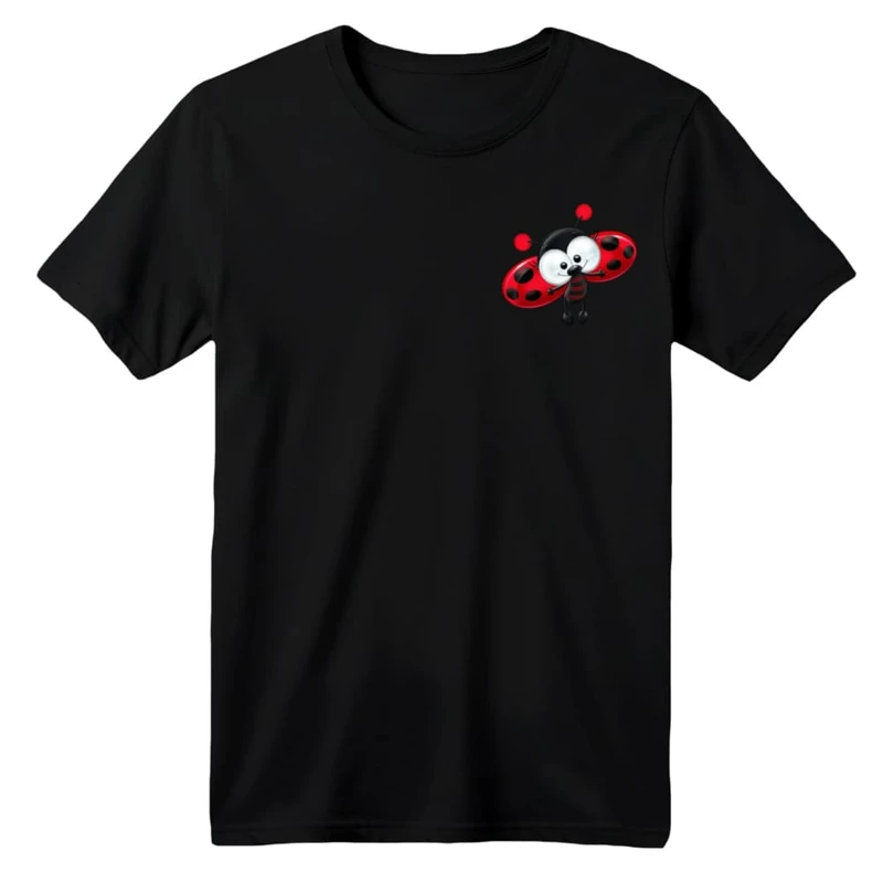 تی شرت آستین کوتاه بچگانه مدل کفشدوزک