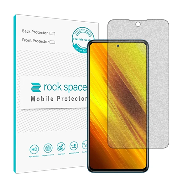 محافظ صفحه نمایش گیمینگ راک اسپیس مدل HyGAM مناسب برای گوشی موبایل شیائومی Poco X3