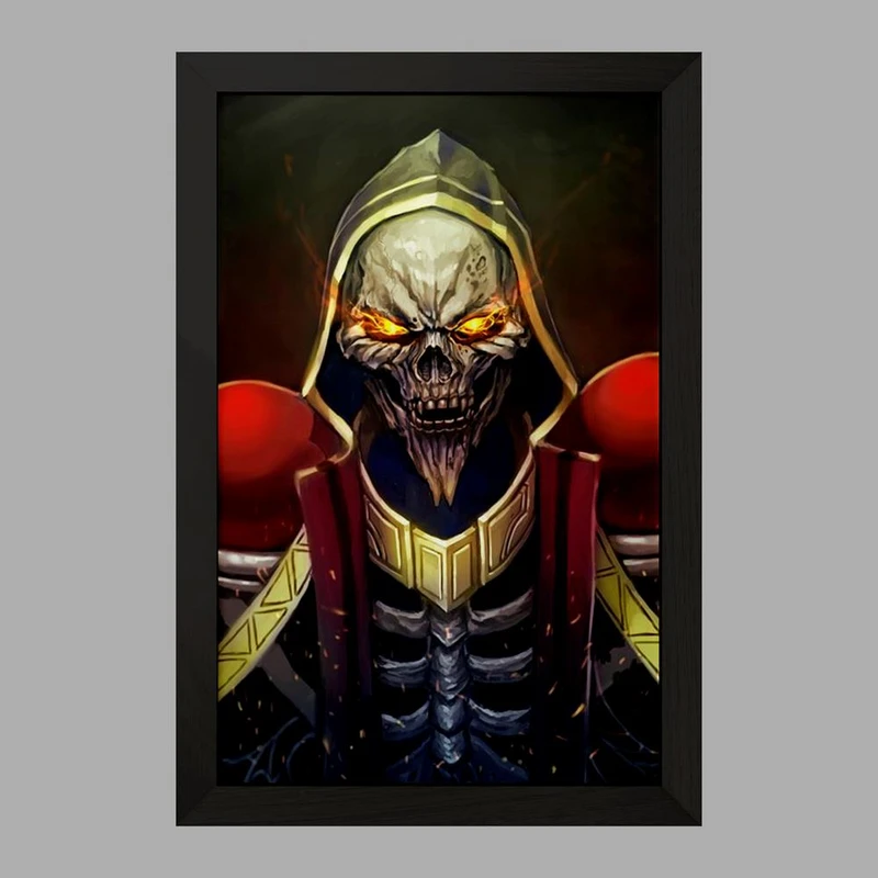 تابلو خندالو مدل اینز ساما انیمه اورلرد Overlord  کد 18349