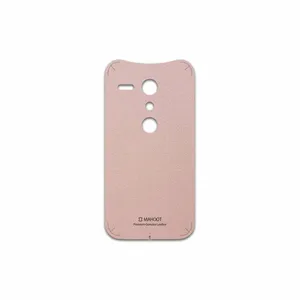 MAHOOT Rose Gold Leather Cover Sticker for Motorola Moto G