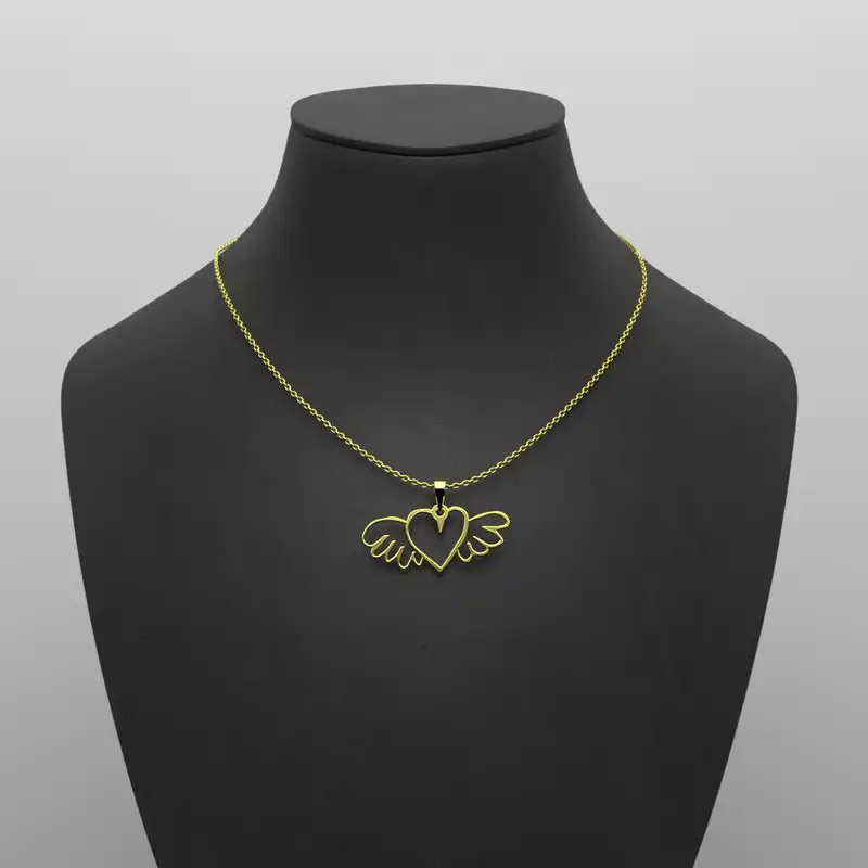 گردنبند طلا 18 عیار زنانه مدوپد مدل اشک کد CA10890